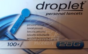 Droplet® Lancety 28 G