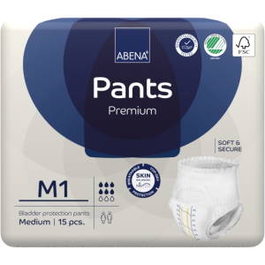 Navlékací plenkové kalhotky<br>Abena Pants PREMIUM M1