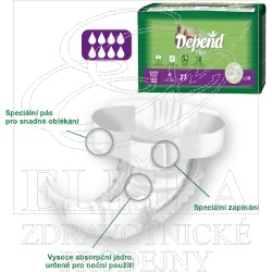 Depend Flex Super Plus - Prodyšné absorpční kalhotky