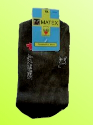 Ponožky Matex Diabetes - Černé