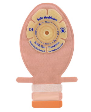 Novorozenecký sáček Confidence® Comfort Flexifit<br>s krycí chlopní výpustný bez otvoru
