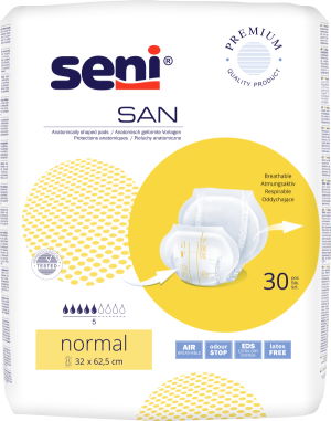 Prodyšné anatomicky tvarované pleny<br>San Seni Normal