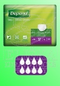 Depend Slip Super Plus - Prodyšné absorpční plenkové kalhotky