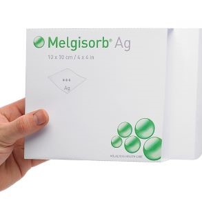 Antimikrobiální - alginátové krytí<br />Melgisorb® Ag