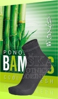 Ponožky Maxis Bambus tmavě šedé