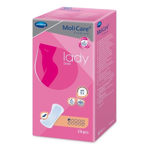 Inkontinenční vložky pro ženy<br />MoliCare Lady 0,5 kapky