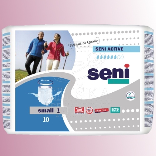 Natahovací elastické absorpční kalhotky<br />Seni Active Premium Quality Small