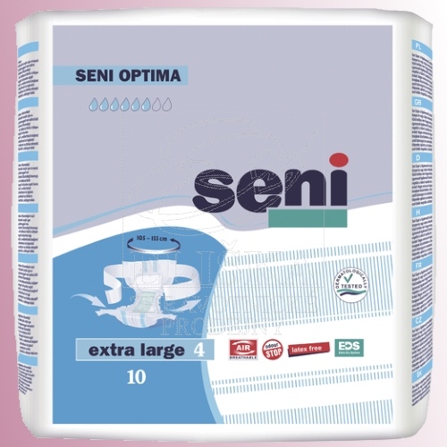 Prodyšné inkontinenční pleny s bederním pásem<br />Seni Optima extra Large