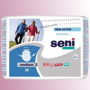 Natahovací elastické absorpční kalhotky<br />Seni Active Premium Quality Medium