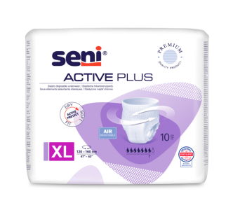 Natahovací elastické absorpční kalhotky<br>Seni Active Plus extra Large