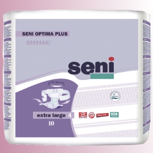 Prodyšné inkontinenční pleny s bederním pásem<br />Seni Optima Plus extra Large
