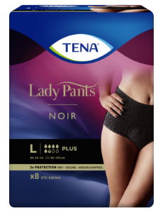 Absorpční kalhotky pro ženy<br>TENA Lady Pants Plus Noir Large