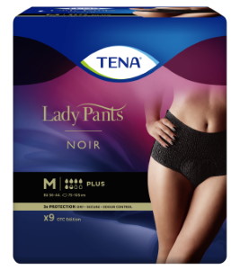 Absorpční kalhotky pro ženy<br>TENA Lady Pants Plus Noir Medium